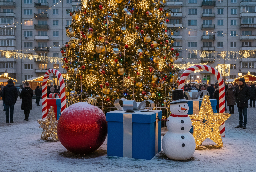 
                                            Конкурс гигантских новогодних игрушек пройдет в Павлодаре                                    