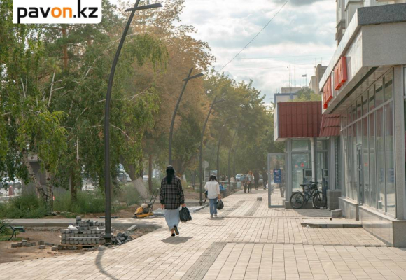 На каком этапе находится реновация улицы Лермонтова в Павлодаре (фото)