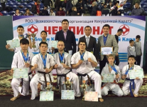 Павлодарское серебро на Чемпионате РК по кёкушинкай карате