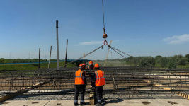 В Павлодаре начали строить новый мост через Иртыш на замену аварийному
