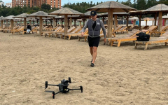 Спасатели при помощи дрона будут следить за безопасностью на городском пляже в Павлодаре