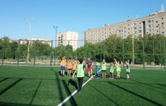 Новое мини-футбольное поле появилось на площадке 16-ой школы