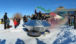 В Павлодаре прошел фестиваль необычных саней