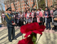 В Павлодаре отдали дань уважения ликвидаторам и почтили память жертв аварии на Чернобыльской АЭС
