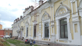 Здание торгового дома Дерова должны отреставрировать до конца августа в Павлодаре