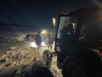 Около двух часов провели в снежном плену трое жителей Павлодарской области