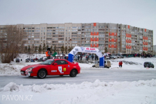 В Павлодаре прошли зимние автогонки «Вьюга 16»