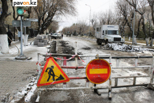 Октябрь закончился, а ремонт улицы Астана - нет