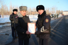 Павлодарских полицейских наградили за раскрытие преступлений по горячим следам