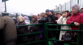 Украинцы устроили страшную давку на польской границе