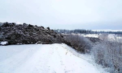 В Якутии на дорогу сошел алмазный оползень (фото)