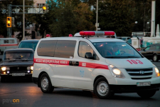 В Павлодаре машина скорой помощи попала в ДТП