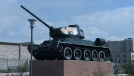 В Павлодаре легендарный танк Т-34 нашел свое место