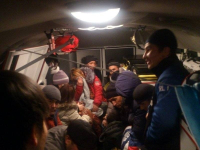 Около 80 пассажиров автобуса спасли от холода в Павлодарской области