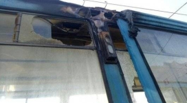 Молния ударила в движущийся трамвай в Павлодаре