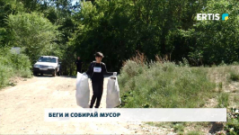 Беги и собирай мусор: в Павлодаре прошел экологический марафон