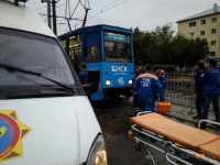В Павлодаре дети попали под трамвай