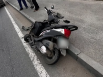 В Павлодаре подросток на скутере врезался в грузовик