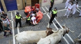Забег с быками в Испании: 1 погибший и 16 пострадавших