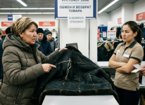 В Экибастузе покупательнице отказались возвращать деньги за дубленку с дефектом