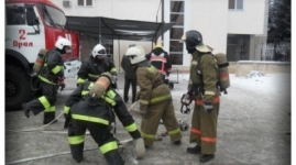 Павлодарда әкімшілік полиция ғимараты өртенді