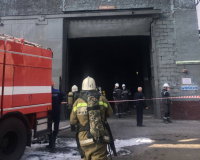 Крупный пожар произошел на Аксуском заводе ферросплавов
