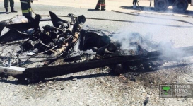 Двухместный вертолет разбился под Талдыкорганом