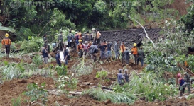Более 80 человек пропали в результате оползня в Индонезии