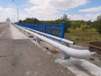 Подрядная организация ремонтирует мост Павлодар-Аксу