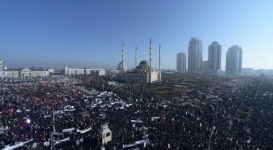 В Грозном против карикатур на пророка выступили более миллиона мусульман