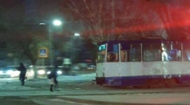 Не принимать резервный вагон за сошедший с рельсов попросили в трамвайном управлении Павлодара