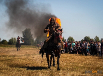 Огненного всадника и бой с джунгарами смогли увидеть гости фестиваля "Ұлы дала"