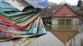 Сбор средств начался пострадавшим от наводнения в Атбасарском районе