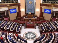 Началось совместное заседание палат парламента Казахстана