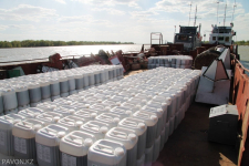 Около 19 тонн биопрепарата вылили в Иртыш для борьбы с мошкой