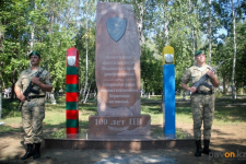 В Павлодаре открыли памятник войнам пограничникам всех поколений
