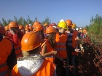 Школьники побывали с экскурсией на алюминиевом заводе