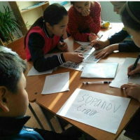 200 школьников в селах Павлодарской области написали диктант на латинице