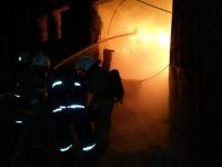 Взрыв и пожар на складе полипропилена произошел в Павлодаре