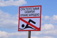 В Павлодаре отдыхающие срывают и выбрасывают знаки "Купаться запрещено"