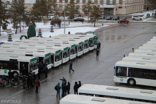 В Павлодаре презентовали новые автобусы