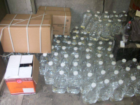 Контрафактную алкогольную продукцию изъяли полицейские в Павлодарской области