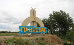 На стеле при въезде в Павлодар не стали размещать герб города