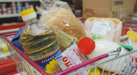 Тройняшки из Павлодара впервые получили продуктовые пакеты в рамках нового формата АСП