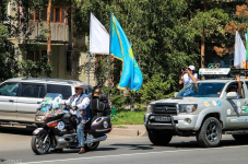 Мотопробег в поддержку олимпийцев прибыл в Павлодар