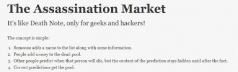 Биржа убийств — правильное использование Bitcoin.