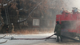 Крупный пожар произошел в Павлодаре в Рождество