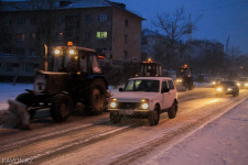 Борьба со снегом начнется вечером