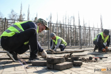 Больше трех тысяч квадратных метров брусчатки планируют заменить в Павлодаре