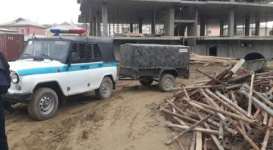 Недостроенный дом обрушился в Кызылорде